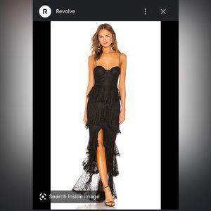 Majorelle black gown